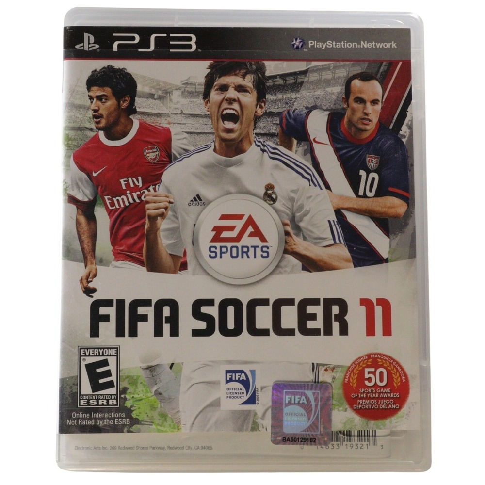 FIFA Soccer 11‎ Sony PlayStation 3 PS3 Video Game Complete CIB EA Sports Manual